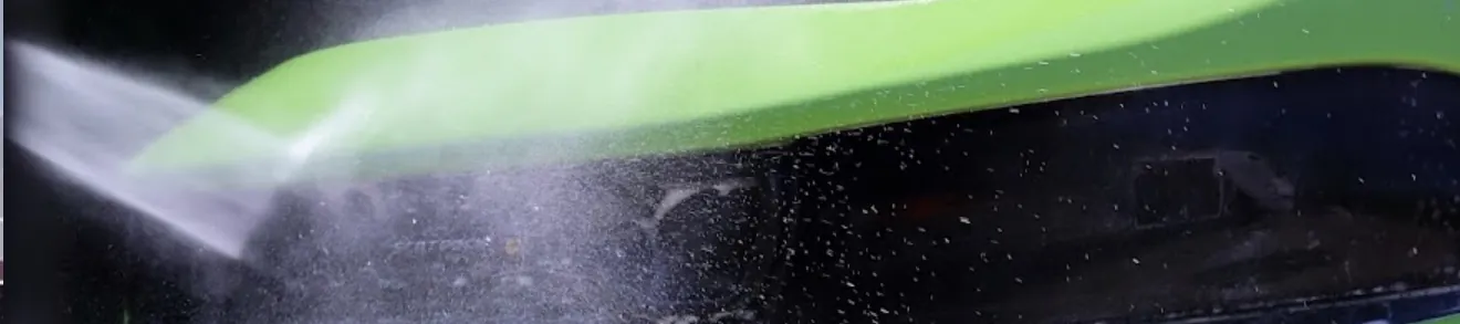 Foam contact wash during ceramic coating prep in Binghamton, NY